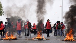 Se levantó el corte en el acceso al puente carretero