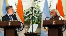 Imagen de Macri afirmó durante la gira que ve a India como «un socio para el futuro»