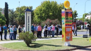 Cipolletti inauguró el primer solmaforo del Alto Valle para proteger de la radiación UV