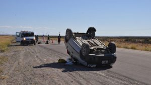 Una mujer murió en un vuelco sobre la Ruta Nacional 23