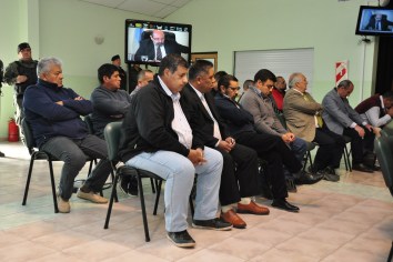 Esta mañana se leyó la sentencia del caso Pelozo Iturri con la sala colmada. (Juan José Thomes).-