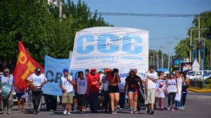 Mañana de marchas y protestas en la región