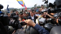 Imagen de Guaidó llamó a un levantamiento militar en Venezuela para derrocar a Maduro