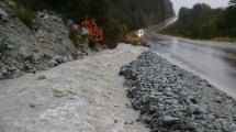 Imagen de Temporal en la cordillera: por desprendimientos en la ruta 40 cortan media calzada