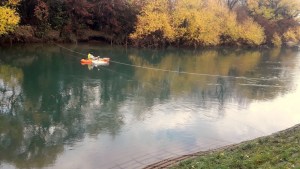 Nueva tecnología para medir el caudal del río Negro