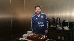 Copa América: así celebró Messi su cumpleaños número 32