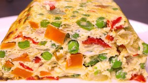 Pastel de verduras para comer sin culpa