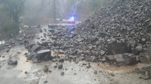 Imagen de Un nuevo derrumbe mantiene cerrado el paso a Quila Quina en San Martín