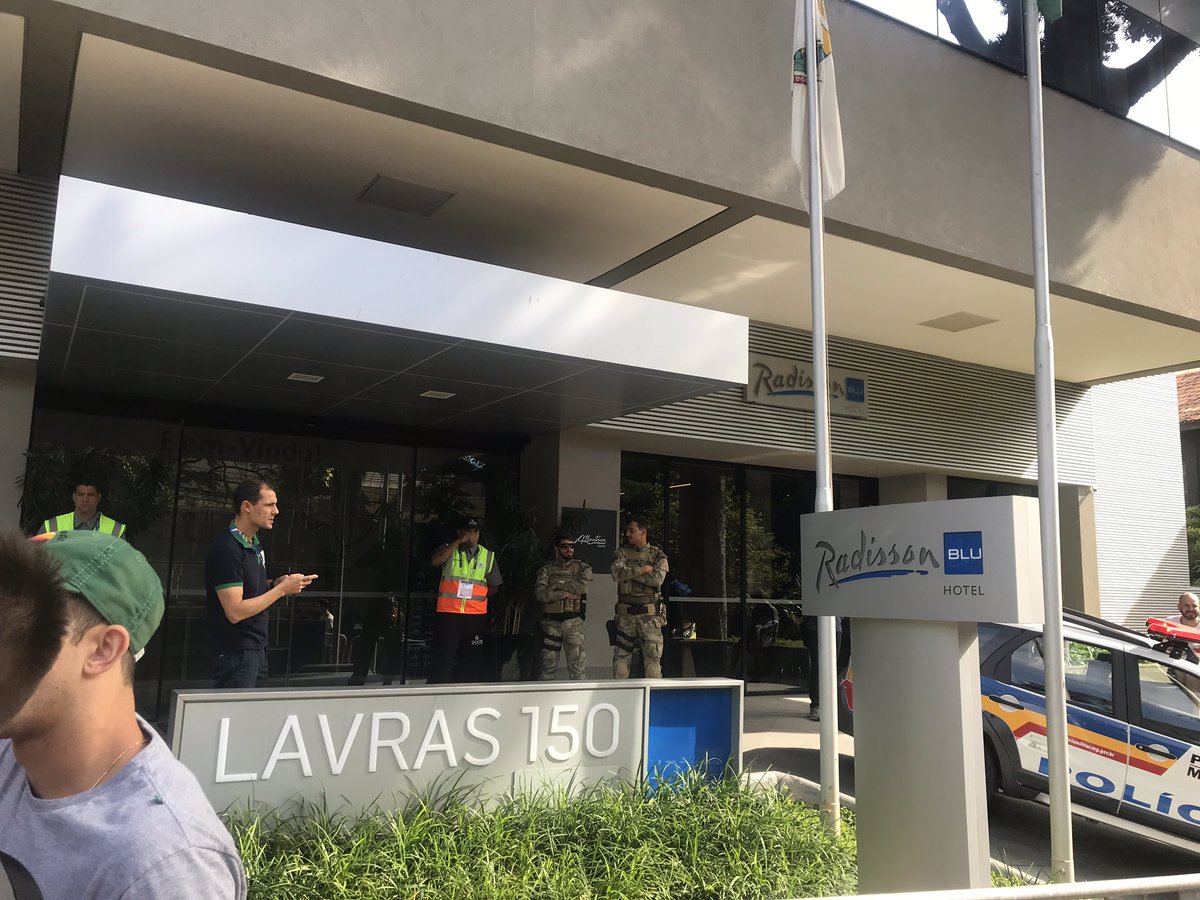 El hotel donde se queda Argentina en Belo Horizonte en el eje de la polémica.