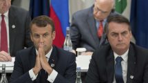 Imagen de Macron cruzó a Bolsonaro por un comentario contra la primera dama francesa