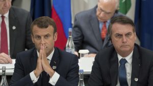 Macron cruzó a Bolsonaro por un comentario contra la primera dama francesa