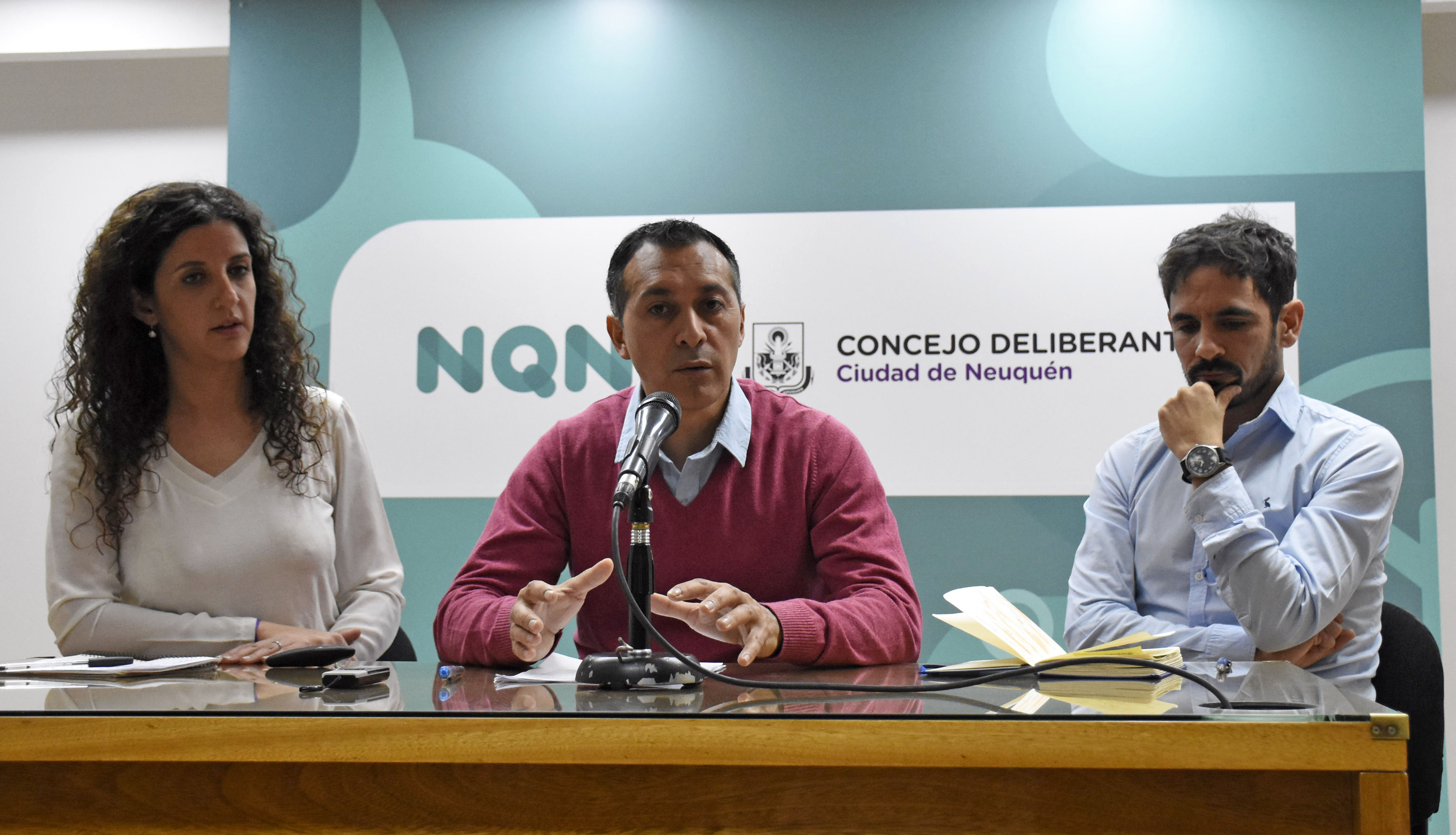 El concejal y candidato a intendente por el Frente de Todos presentó la propuesta en una conferencia. (Foto: Florencia Salto)