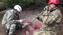 Imagen de Video: así fueron las microdetonaciones en Brazo Huemul