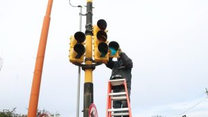 Se vienen los nuevos semáforos para Cipolletti sobre la Ruta 22