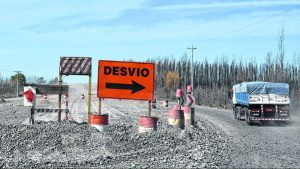 Cortan el tránsito en la Ruta 39 en Andacollo