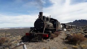 La Trochita volvió a surcar la meseta rionegrina