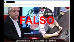 Es falso que Fernández dijo que Néstor y Cristina “eran delincuentes”, hablaba de Báez
