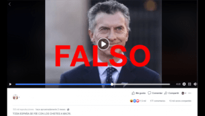 No, un programa de TV español no comparó a Macri con un pulpo que “tiene la cabeza llena de mierda”