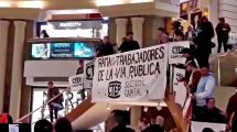 Imagen de Militantes de Grabois reclamaron en shoppings porteños por la emergencia alimentaria