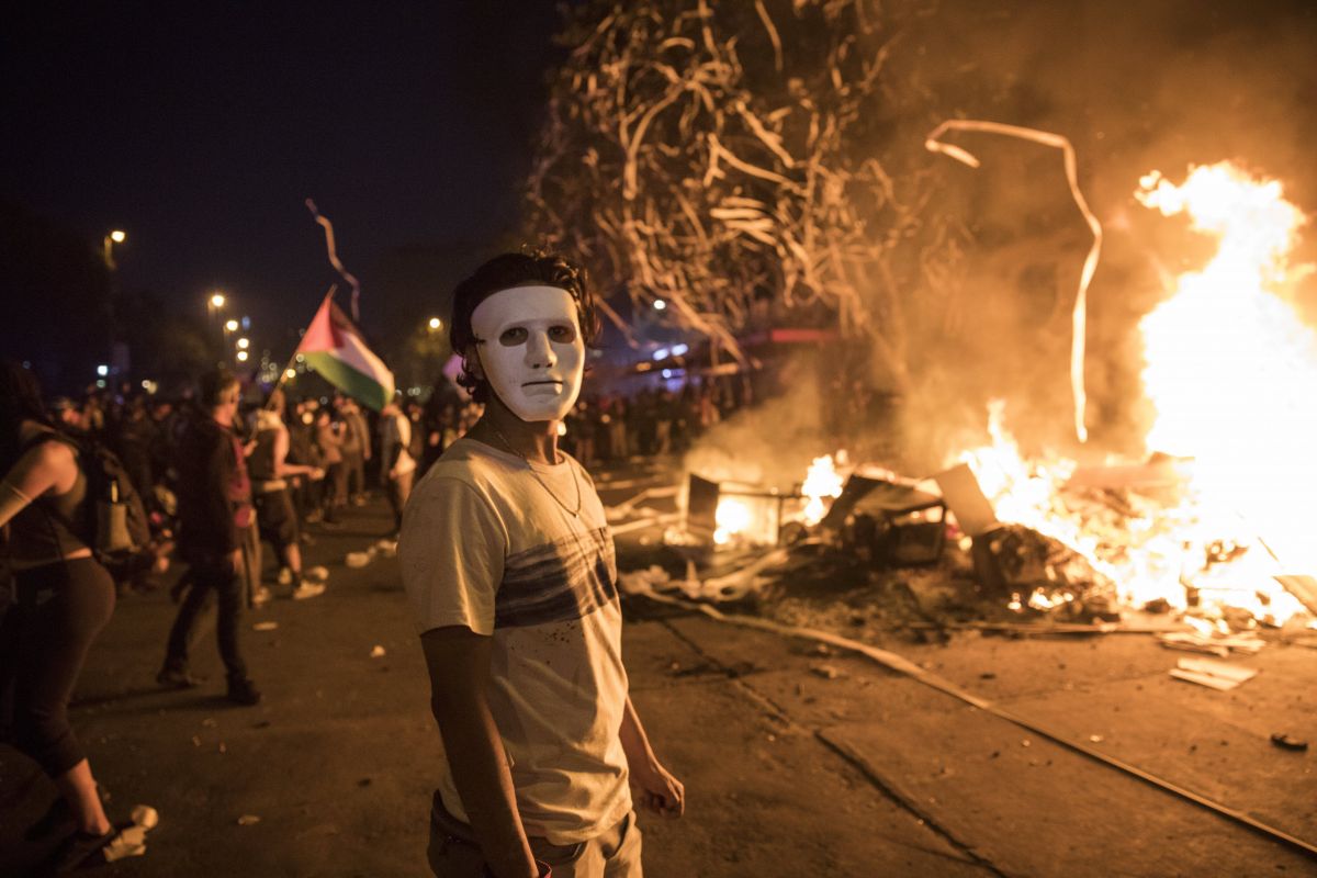 Protestas en Chile.