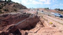 Imagen de Iniciarán la reparación del socavón en la Autovía Norte de Neuquén