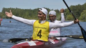 Balboa hizo podio en la distancia corta del Mundial de Canotaje en China