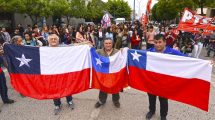 Imagen de Marcharon en Roca para repudiar la situación de Chile