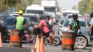 Corte de la Ruta 22 en Neuquén porque se retomó la obra vial