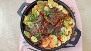 Bifes T Bones a la criolla, receta de Felicitas Pizarro