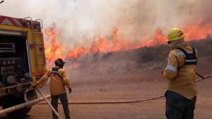 «En 33 años nunca tuvimos una sequía tan pronunciada», dijo el director de Manejo del Fuego