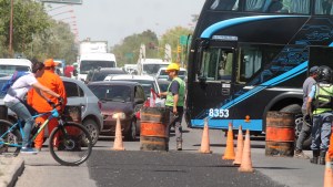 Ruta 22: corte en Neuquén por obra vial