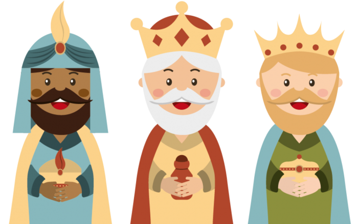 Tres Reyes Magos Ilustraciones Silueta De La Nativida