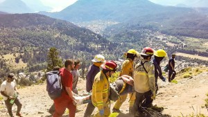 Volaba en parapente y cayó desde varios metros de altura en San Martín