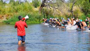 Se corre el Triatlón de la Pera en Allen