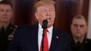 Trump: habló de paz y consideró que Irán parece estar «retirándose»