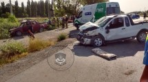 Imagen de Accidente fatal en Plottier: una camioneta quiso girar en la Ruta 22 y chocó con otro vehículo