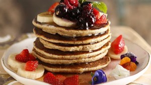 Pancakes veganos y aptos para celíacos por Jessica Lekerman