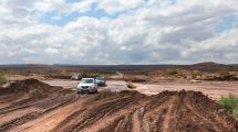 Imagen de Inundación en Rincón de los Sauces: piden extrema precaución en las rutas