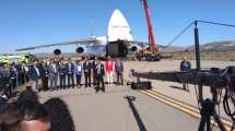 Imagen de Minuto a minuto, la partida del satélite en Bariloche