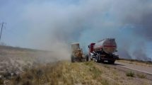 Imagen de Incendio en Madryn: lograron controlar las llamas en El Doradillo