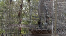 Imagen de 4.000 caños y 25 toneladas para el escenario de la Fiesta de la Confluencia