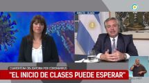 Imagen de «El inicio de clases puede esperar», señaló Alberto Fernández