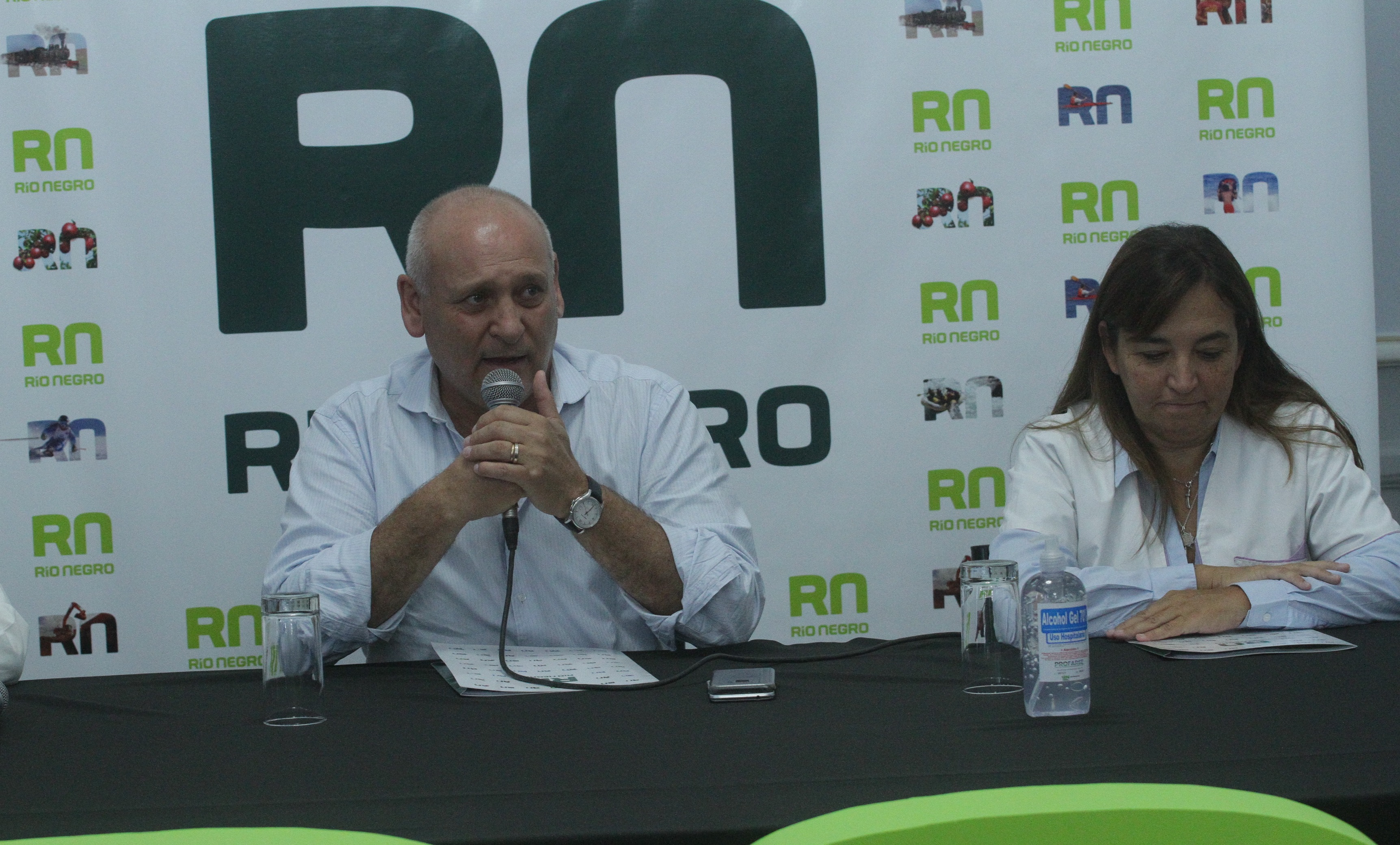 Conferencia de prensa por el coronavirus en Río Negro. (Foto: Pablo Leguizamón)