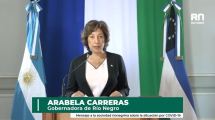 Imagen de La gobernadora Carreras anunció medidas e insistió con un “estricto” aislamiento