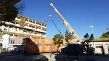 Imagen de Donaron container para servicio de pediatría en el hospital de Regina