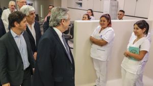 Alberto Fernández estuvo en la apertura de un sanatorio y elogió al sindicalismo