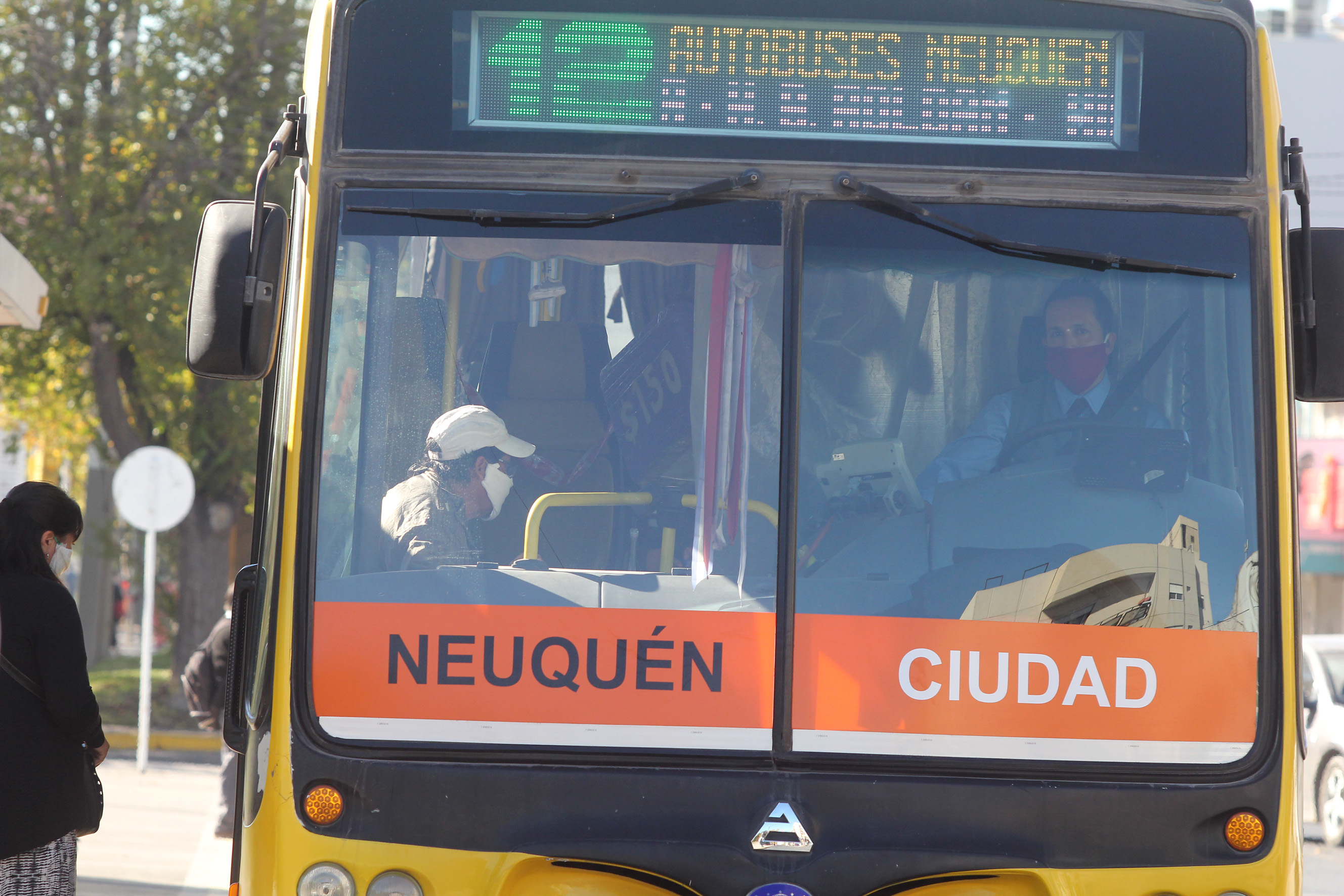 Mas unidades en la calle del transporte urbano de Neuquén (foto Oscar Livera)