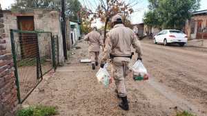 Prefectura entregó alimentos a familias carenciadas de Patagones