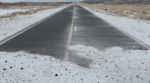 Imagen de Advierten por hielo negro en la ruta 40 sur y nieve en la ruta 23