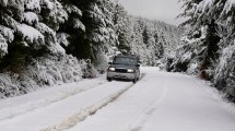 Imagen de Nevó en los cerros y barrios altos de Bariloche